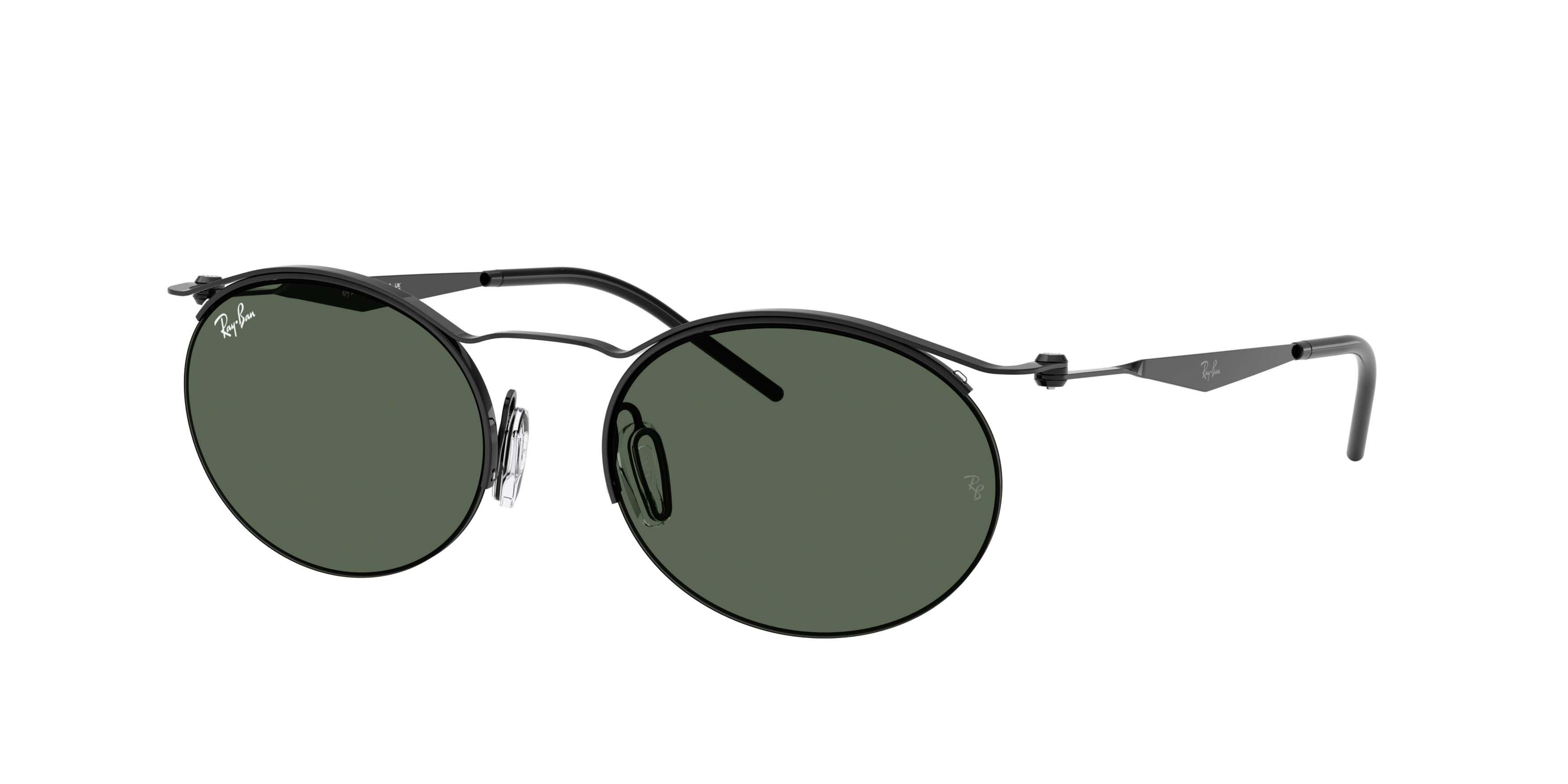 Ray-Ban RB8551 Dark Green Sunglasses - Black - DK GREY